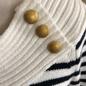 CAbi Sweaters - NWOT Nautical boatneck sweater CAbi Sweaters - NWOT Nautical boatneck sweater